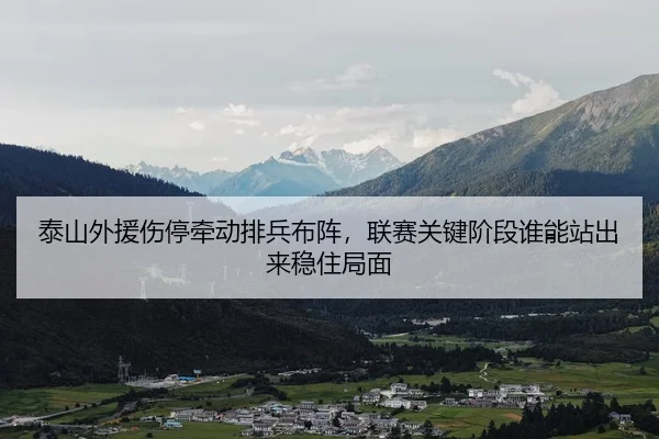 泰山外援伤停牵动排兵布阵，联赛关键阶段谁能站出来稳住局面 - 新闻资讯焦点报道封面图